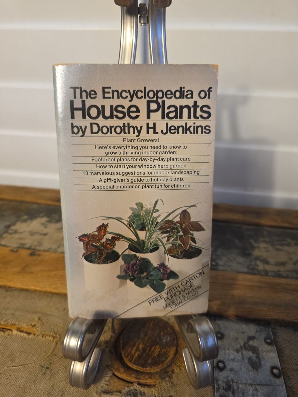 The Encyclopedia Of House Plants By Dorothy H. Jenkins PB Liggett & Myers